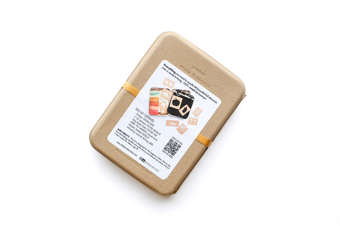 Needle Felting Kit: Fall Banner