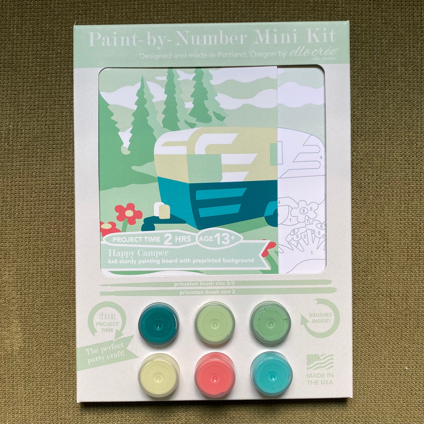 Paint-by-Number Kit: Camper