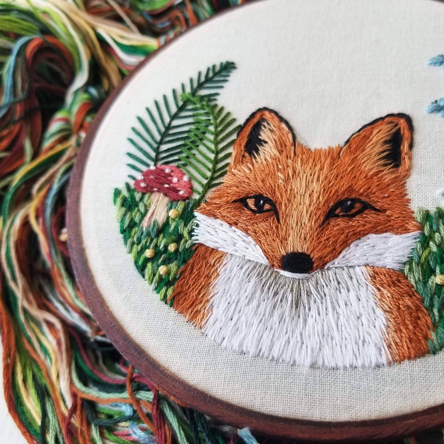 Embroidery Kit: Woodland Fox