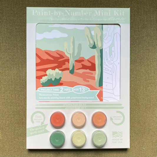 Paint-by-Number Kit: Southwest Desert