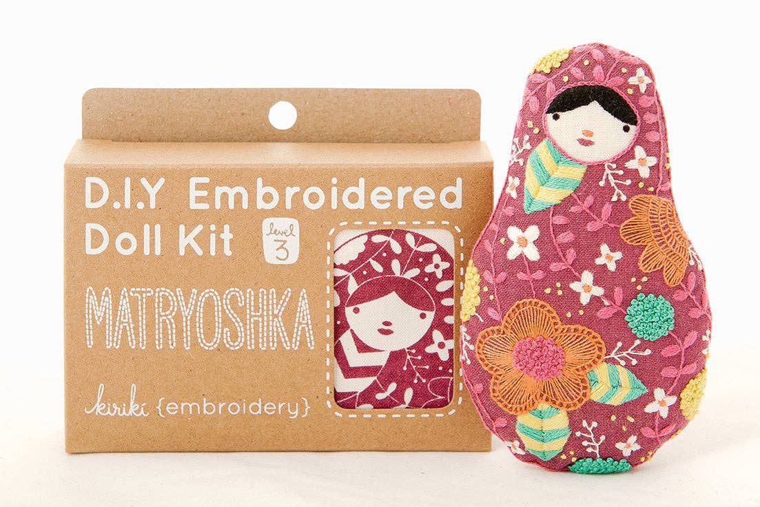 Embroidery Plush Kit: Matryoshka