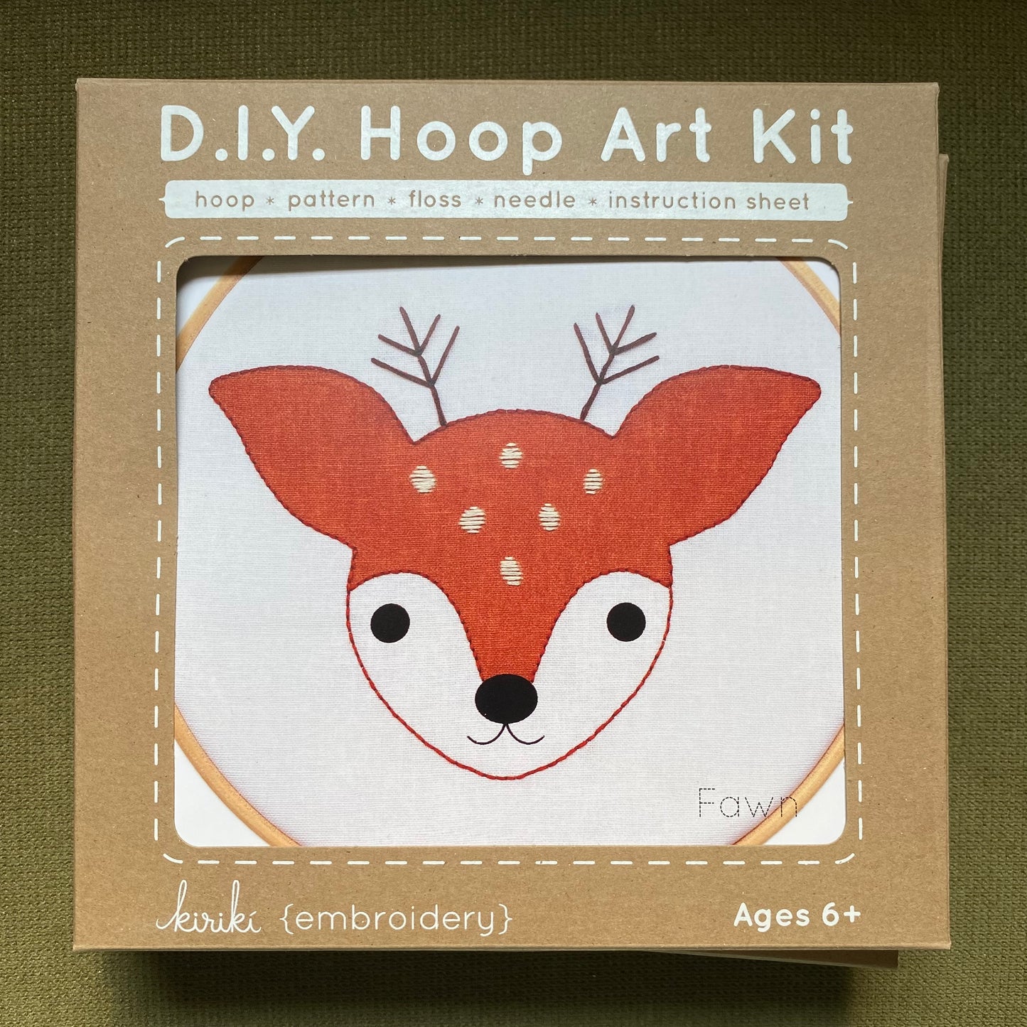 Embroidery Kit: Fawn