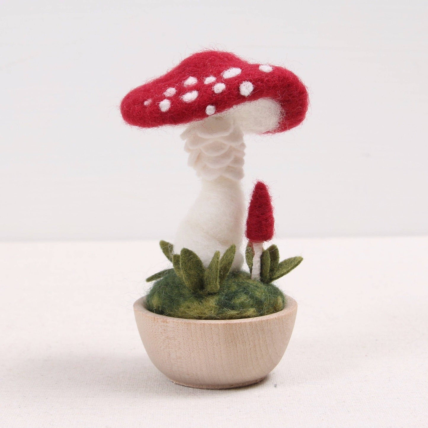 Needle Felting Kit: Red Mushroom