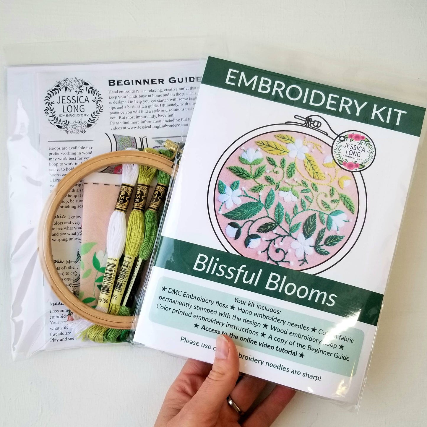 Embroidery Kit: Blissful Blooms