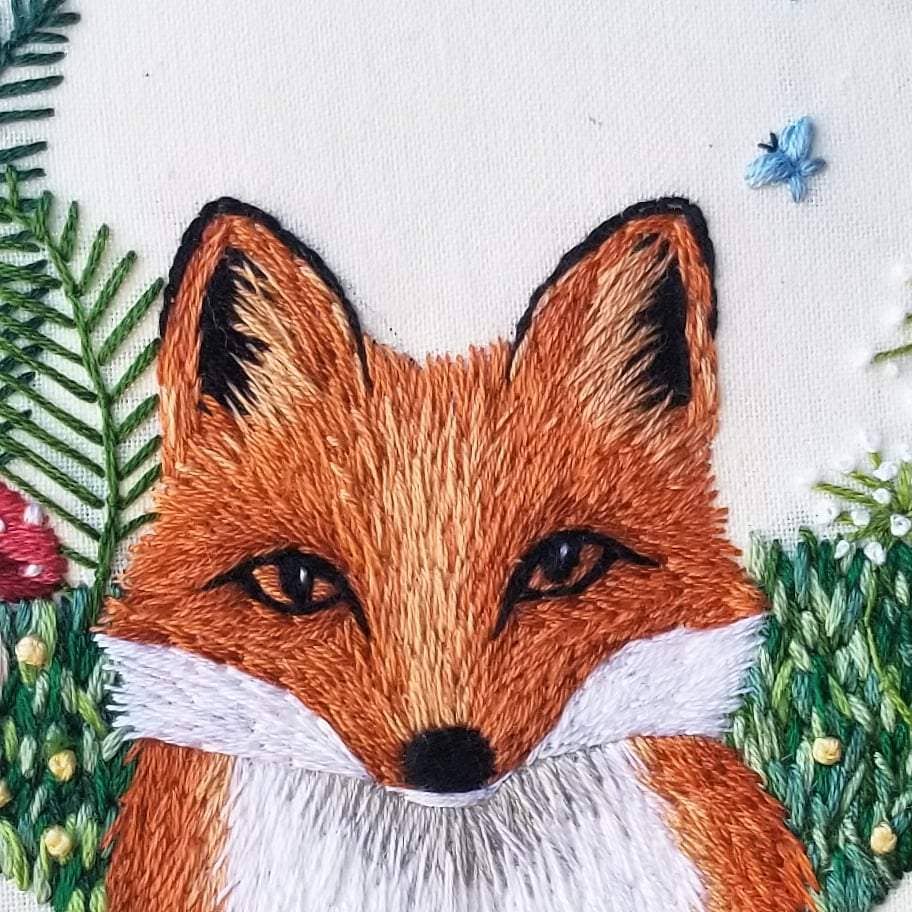 Embroidery Kit: Woodland Fox