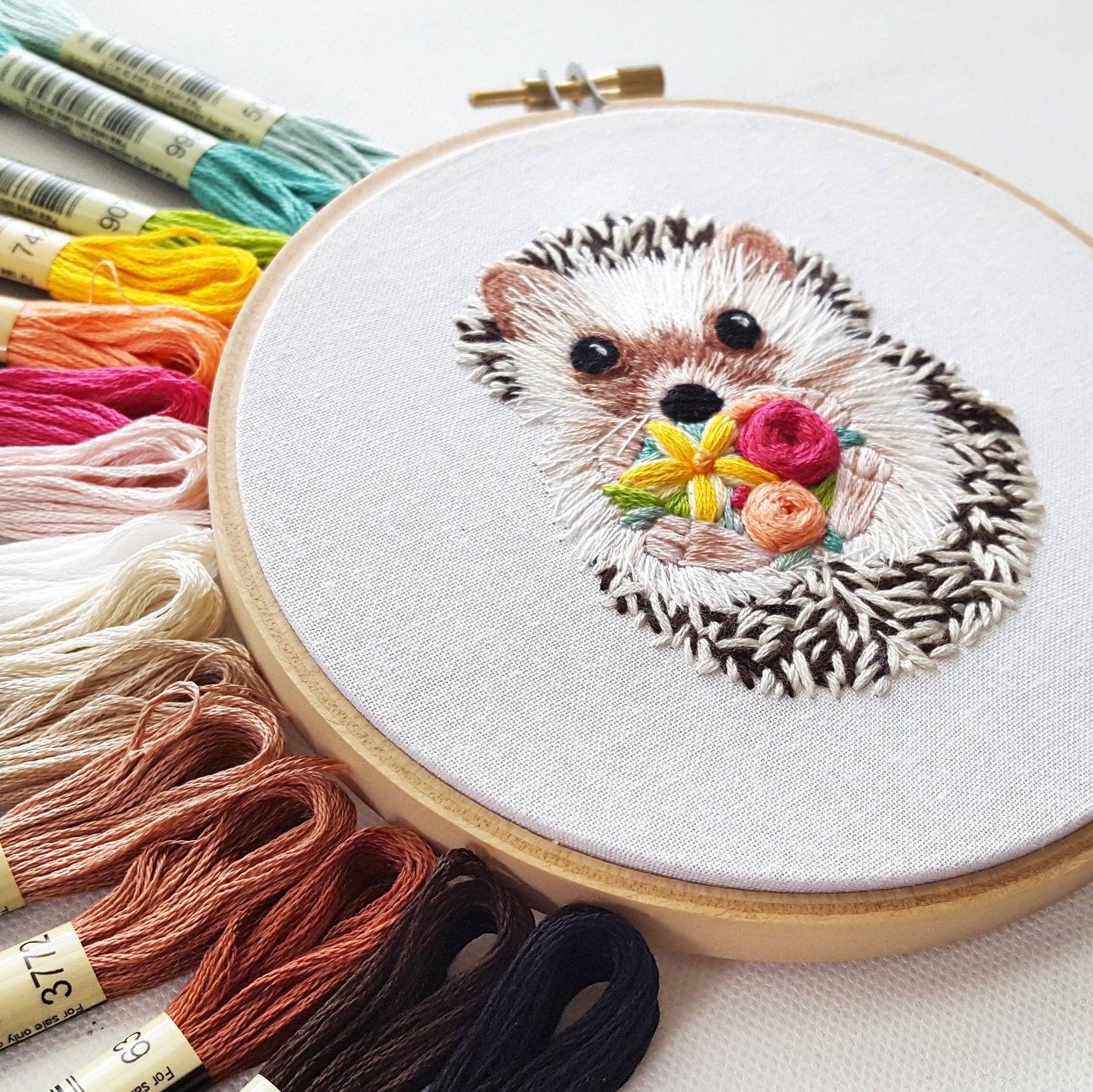 Embroidery Kit: Hedgehog