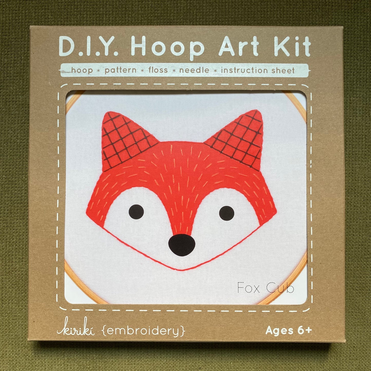 Embroidery Kit: Fox