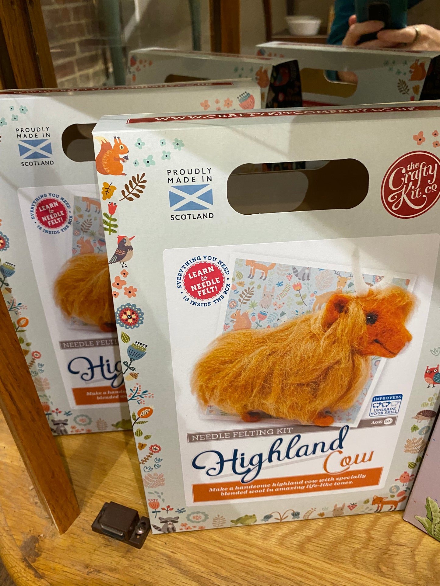 Needle Felting Kit: Highland Cow