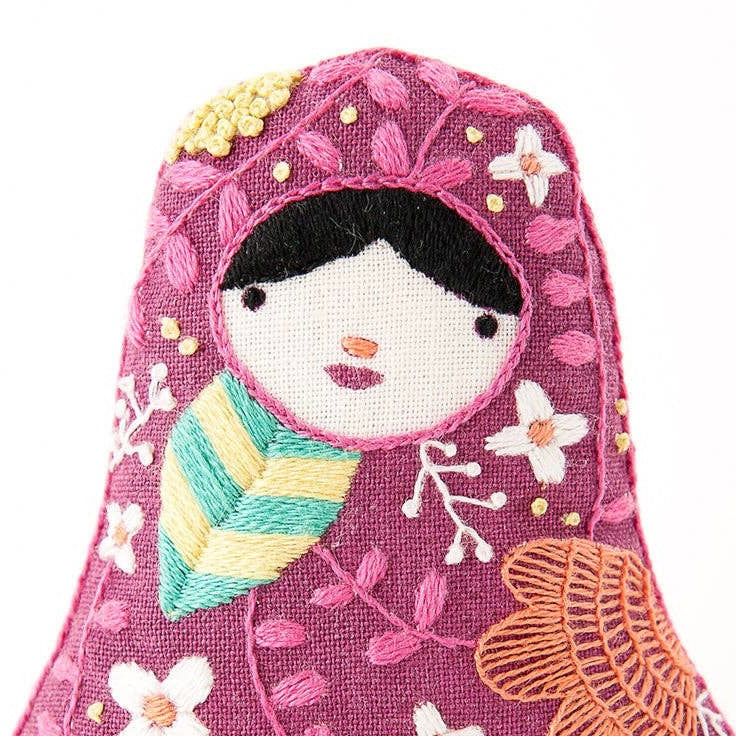 Embroidery Plush Kit: Matryoshka