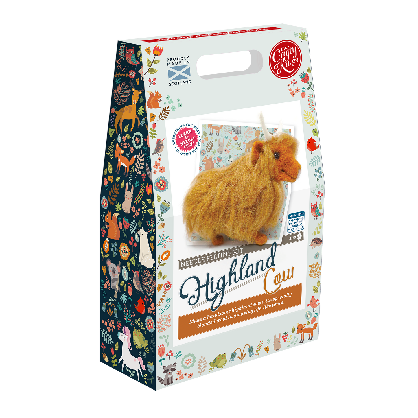 Needle Felting Kit: Highland Cow