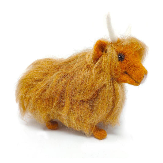 Needle Felting Kit: Highland Cow