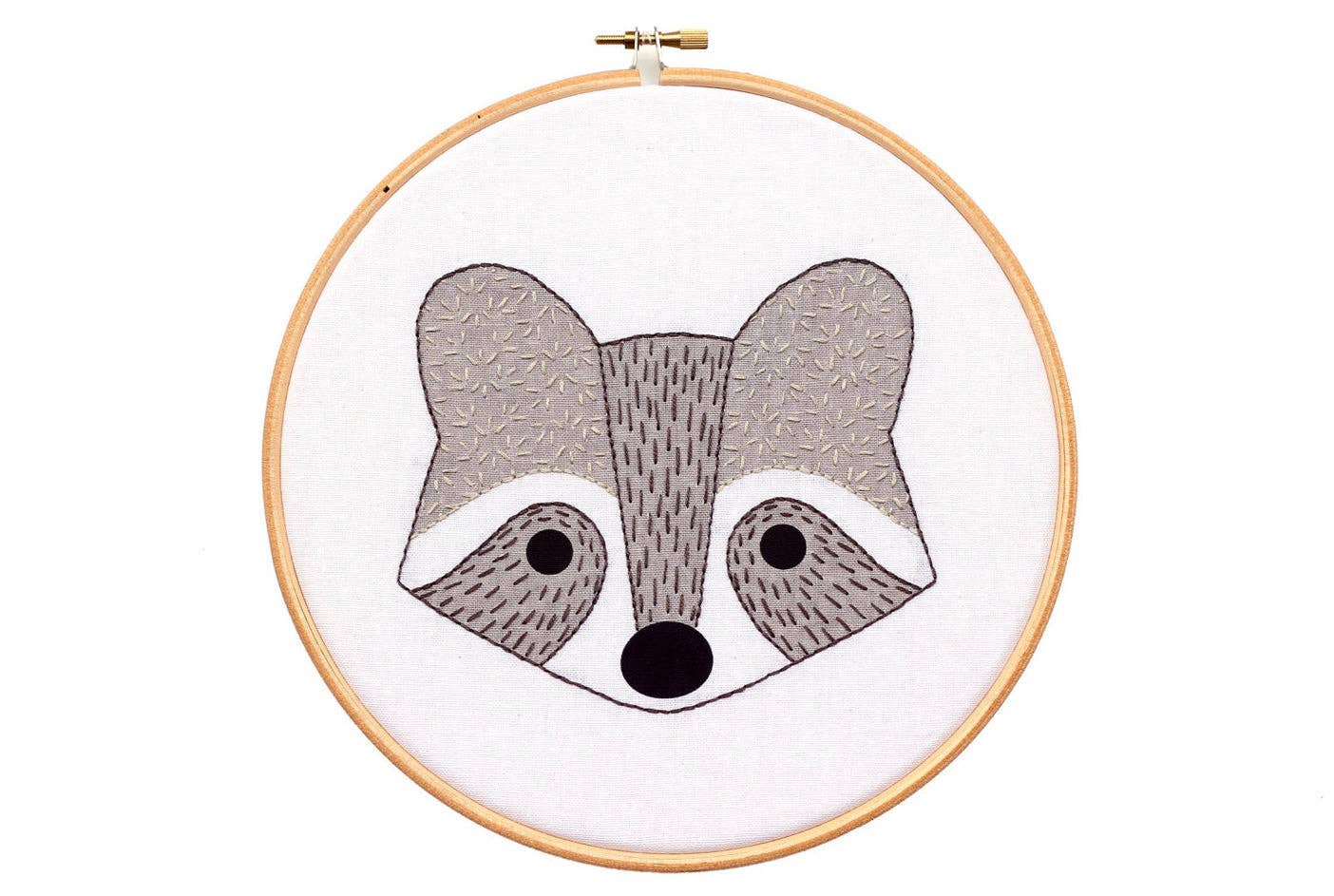 Embroidery Kit: Raccoon