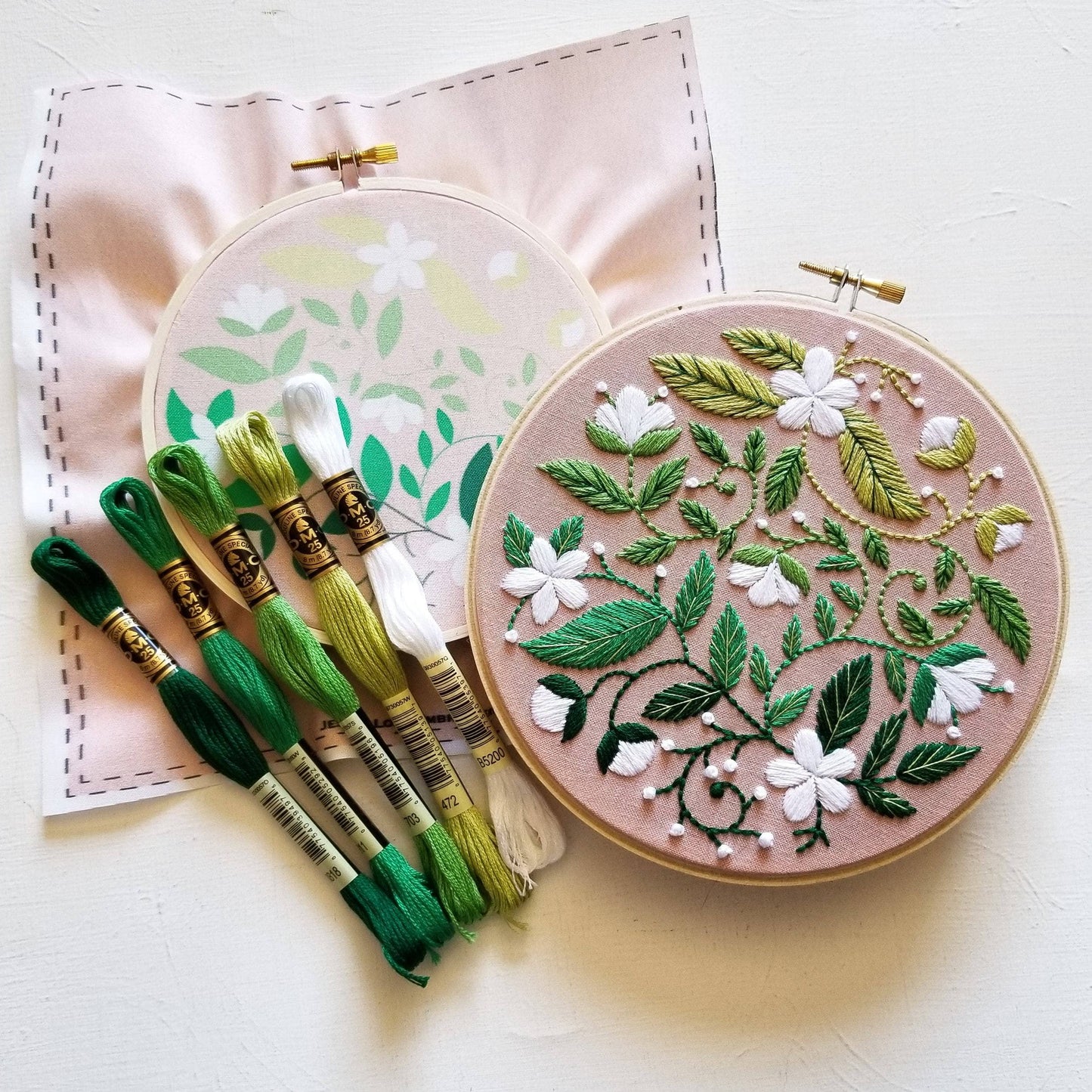 Embroidery Kit: Blissful Blooms