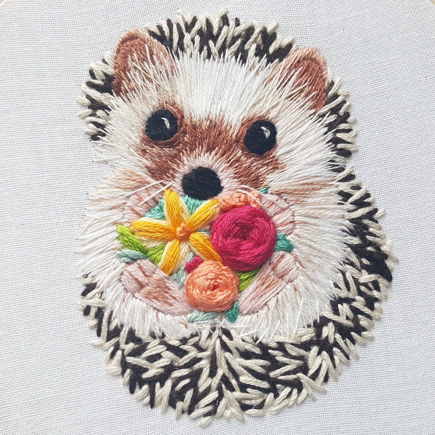 Embroidery Kit: Hedgehog