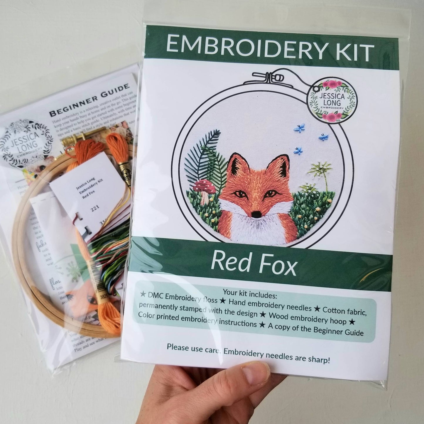 Embroidery Kit: Woodland Fox