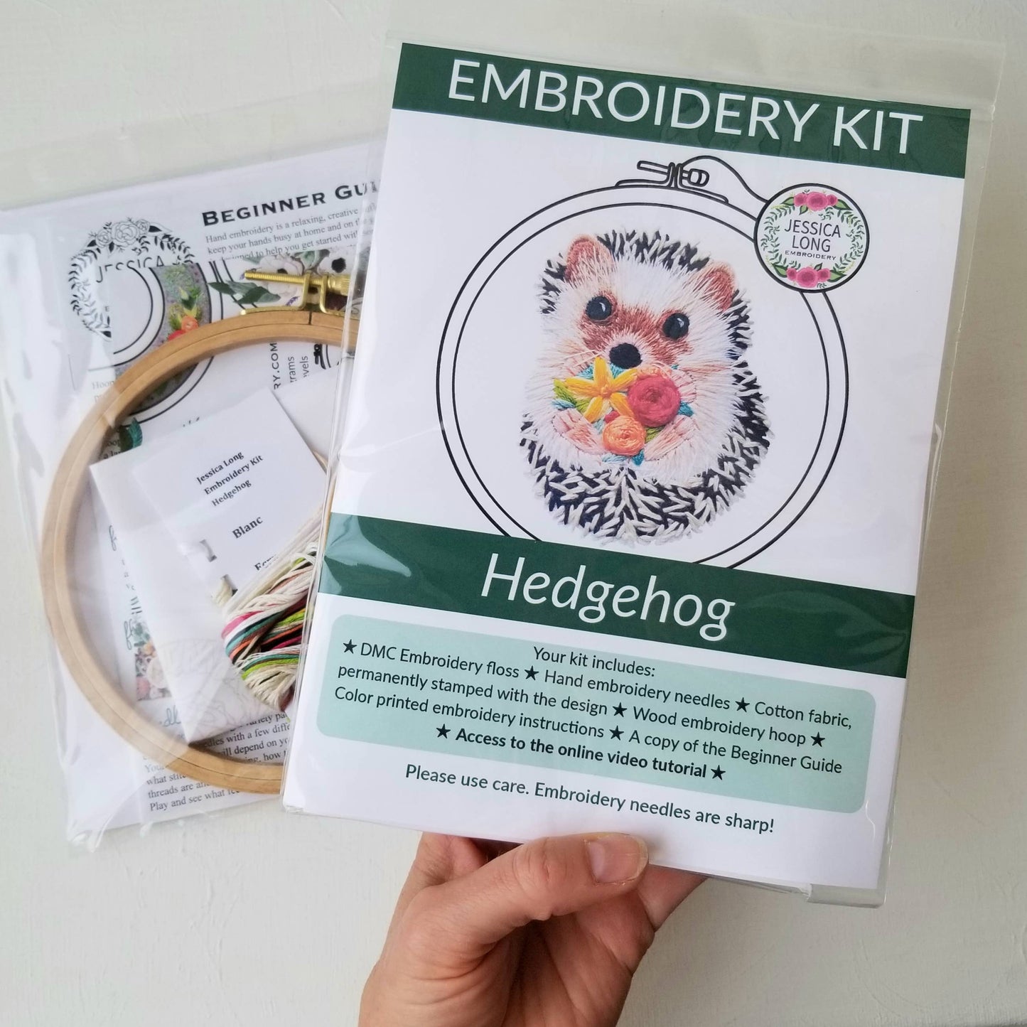 Embroidery Kit: Hedgehog